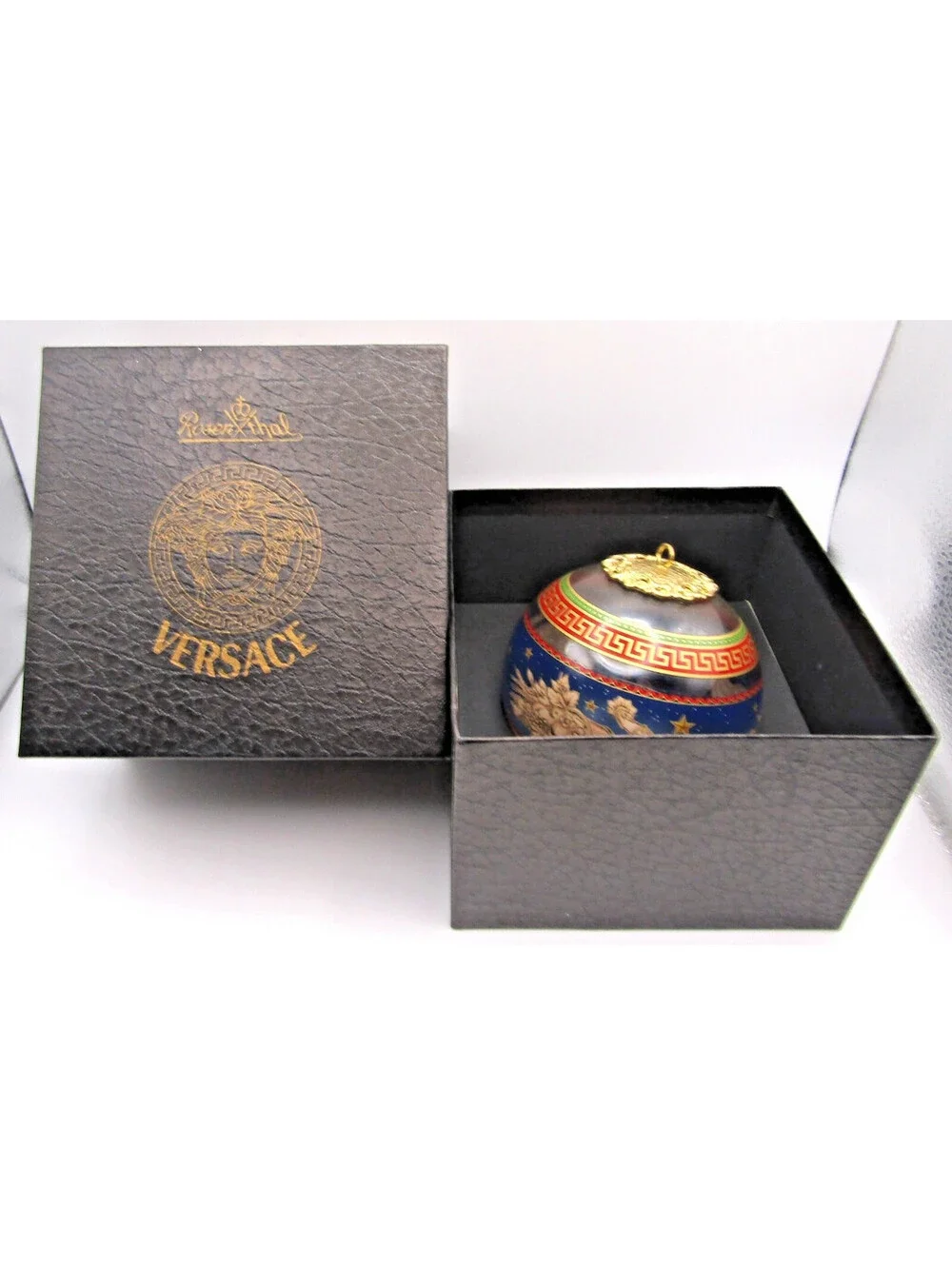 Versace Rosenthal Christmastide Ornament with Original Box and Label